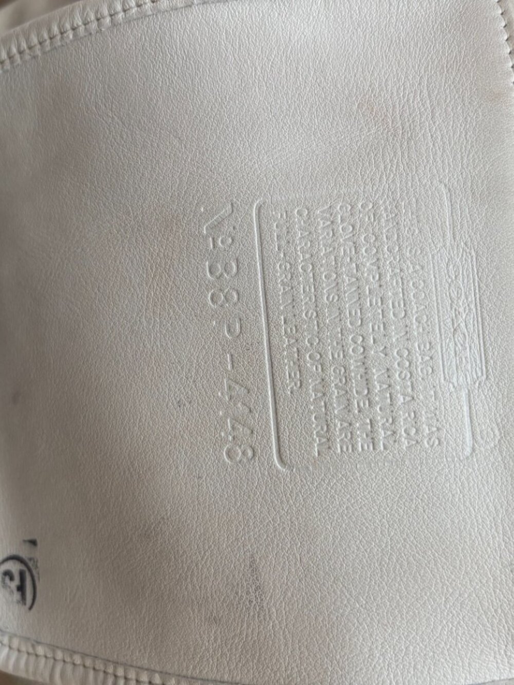Vintage Coach 4148 White Leather Bucket Bag - Picture 5 of 5
